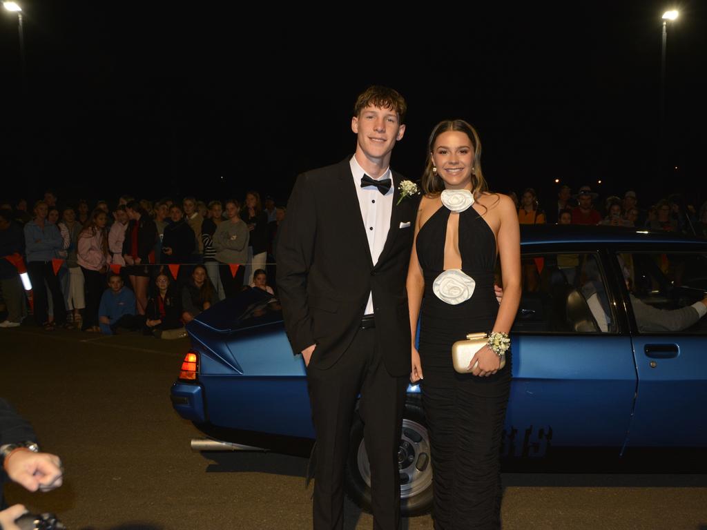 Fletcher James and Emily Donaldson at the Our Lady of the Southern Cross College Formal May 24th 2024