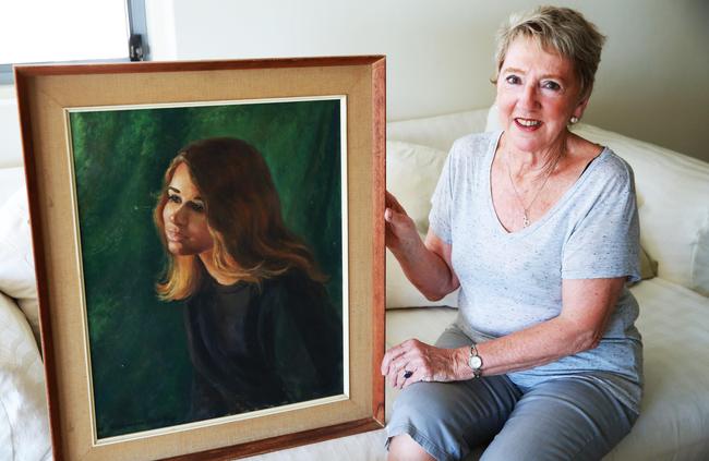 Jennifer Locke wants to find the girl in the portrait. Picture: AAP IMAGE/Damian Shaw