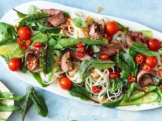 Thai beef salad.