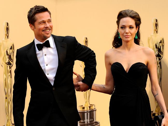 Brad Pitt and Angelina Jolie are going through a messy divorce. Picture: Kevork Djansezian/Getty Images