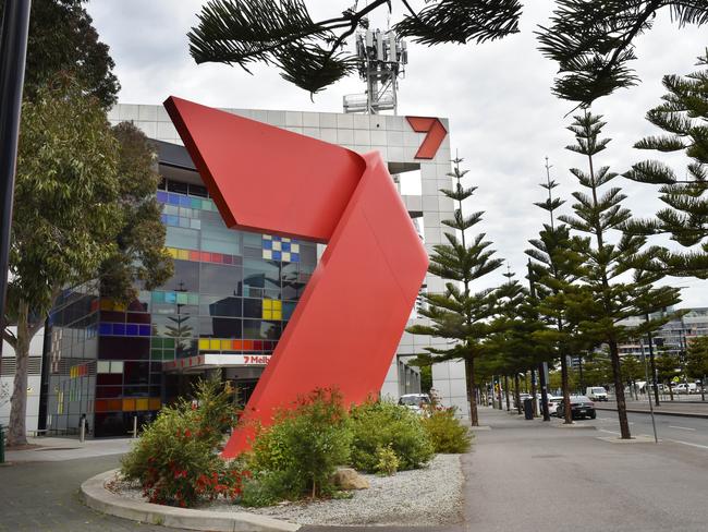 MELBOURNE, AUSTRALIA - NewsWire Photos OCTOBER 18TH, 2021: Exterior of Channel Seven, Docklands, Melbourne. Seven West Kerry Stokes-backed media firm Seven West is taking global convenience chain 7-Eleven to court to try to prevent the company from using 'SEVEN' branding. Picture : NCA NewsWire / Nicki Connolly