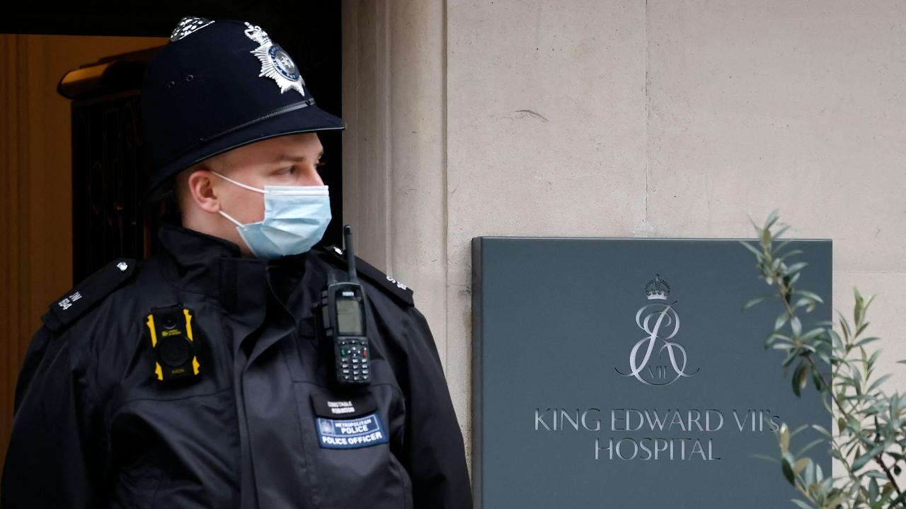 The Palace advised Queen Elizabeth II had spent a night in the private King Edward VII's Hospital, only after a media report forced their hand. Picture: Tolga Akmen / AFP