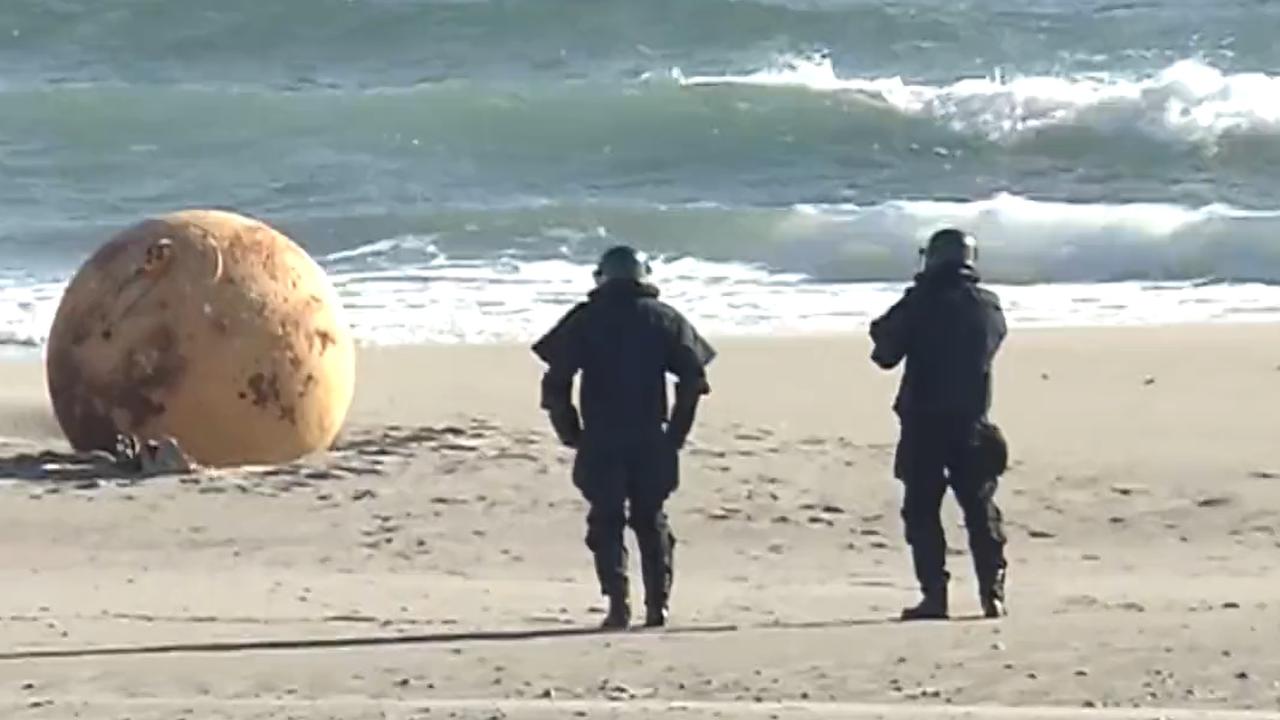 Japanese officials investigate mysterious sphere washed up on beach news.au — Australias leading news site