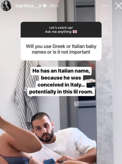 People asked the origin of the boy's name. Picture: Instagram