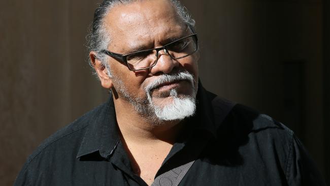 Adrian Burragubba outside Federal Court. Picture: AAP Image/Richard Waugh