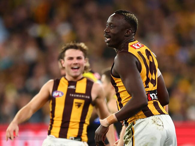 Mabior Chol kicked four goals against Richmond. Picture: Getty Images