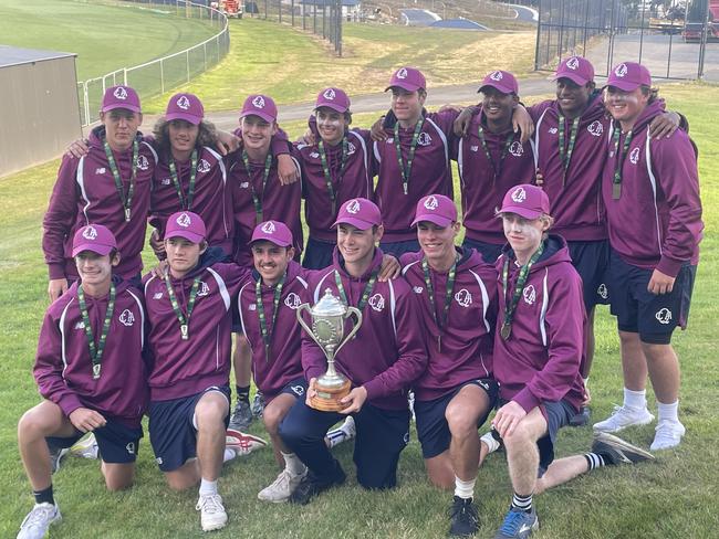 The winning Queensland under 17s were coached by former Test champion Ryan Harris.