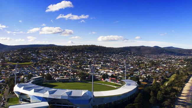 Cricket Tasmania has blocked any AFL action this season at Blundstone Arena. Picture: MERCURY