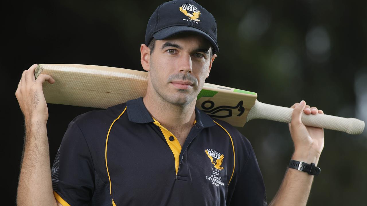 Star West Torrens batter Bailey Capel. Picture: Dean Martin