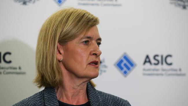 ASIC deputy chair Sarah Court. ASIC is suing AustralianSuper over its handling of death benefits. Picture: Gaye Gerard/NewsWire