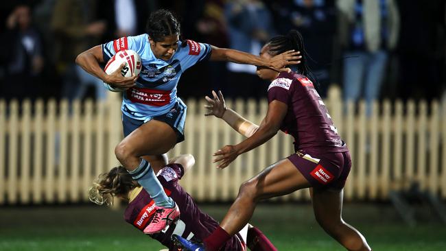 Taleena Simon impressed on the wing. (Photo by Mark Kolbe/Getty Images)