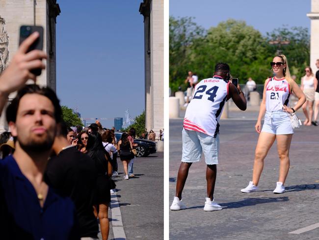 James Weir selfie shots in Paris.