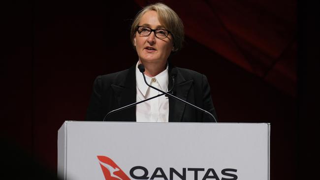 Emirates president Tim Clark has confidence in Vanessa Hudson to rebuild the Qantas brand into one that’s loved not hated. Picture: NCA NewsWire/Luis Ascui