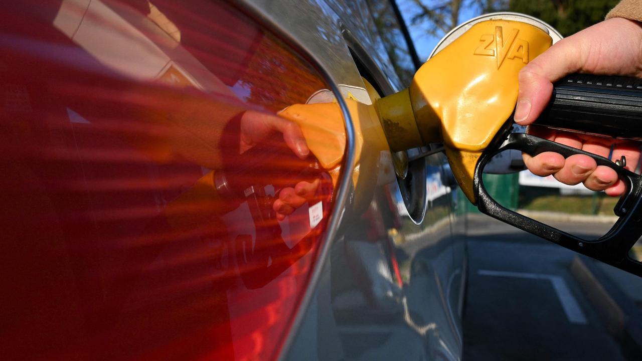 The price of diesel soared by more than 14 cents on average last week in France, in the wake of soaring oil prices since the Russian invasion of Ukraine. Picture: AFP