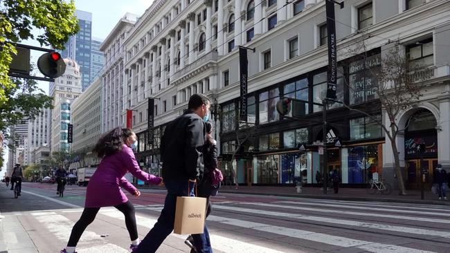 Businesses and individuals say they are worried about the economy, due to uncertainty around tariffs and worries they will bring higher prices. Justin Sullivan/Getty Images/AFP