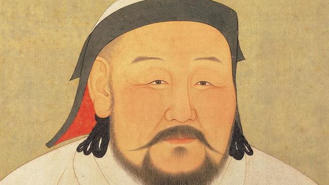 History: A 1294 painting of Kublai Khan, by Nepalese artist Anige. Public domain