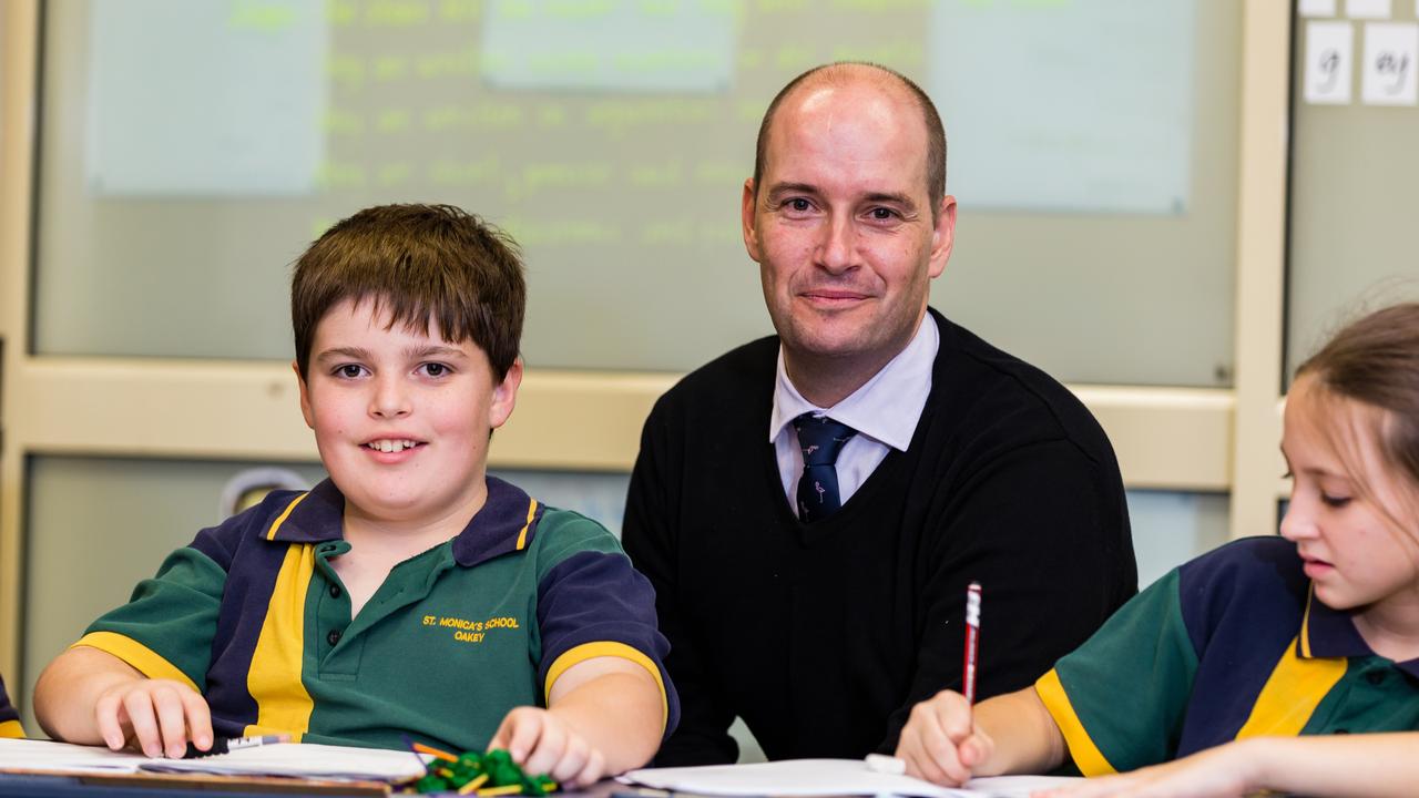 Luke Barrett is the principal of St Monica's School, Oakey. Thursday, March 16, 2023. Picture: supplied