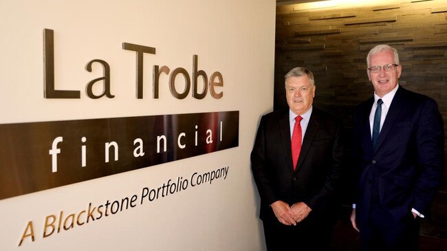 La Trobe Financial deputy chairman Bob Edgar and chief executive Greg O’Neill.