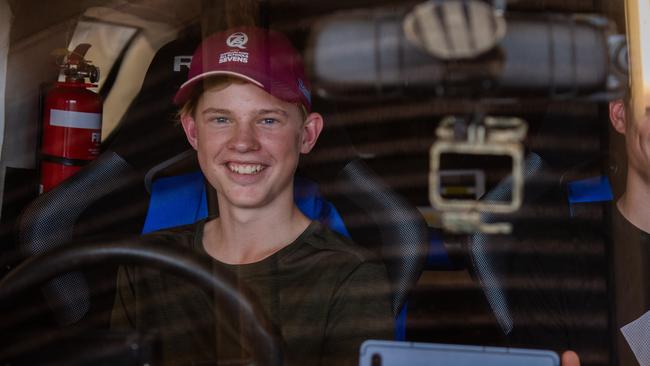 Oscar Timms at the 2023 Bridgestone World Solar Challenge, Hidden Valley Raceway, Saturday, October 21, 2023. Picture: Pema Tamang Pakhrin.