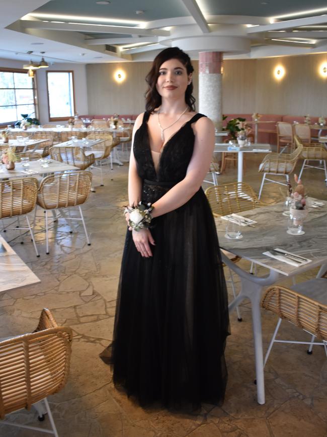 Ryleigh Uden at Mirani State High School formal at Ocean International on September 8, 2023. Photo: Zoe Devenport
