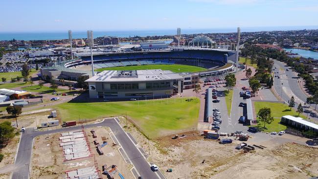 The new store will be built as part of the Footy Park redevelopment at West Lakes. Picture: Srogersvideography