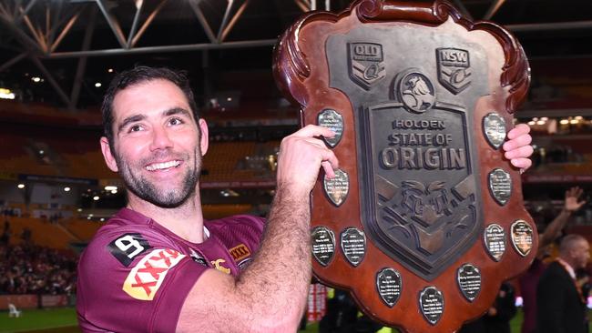 Retired Queensland State of Origin captain Cameron Smith.  (AAP Image/Dave Hunt)