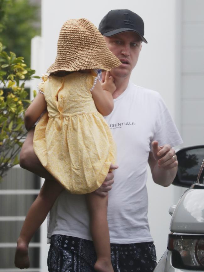 Former NRL player Brett Finch outside his Sans Souci home. Picture: John Grainger