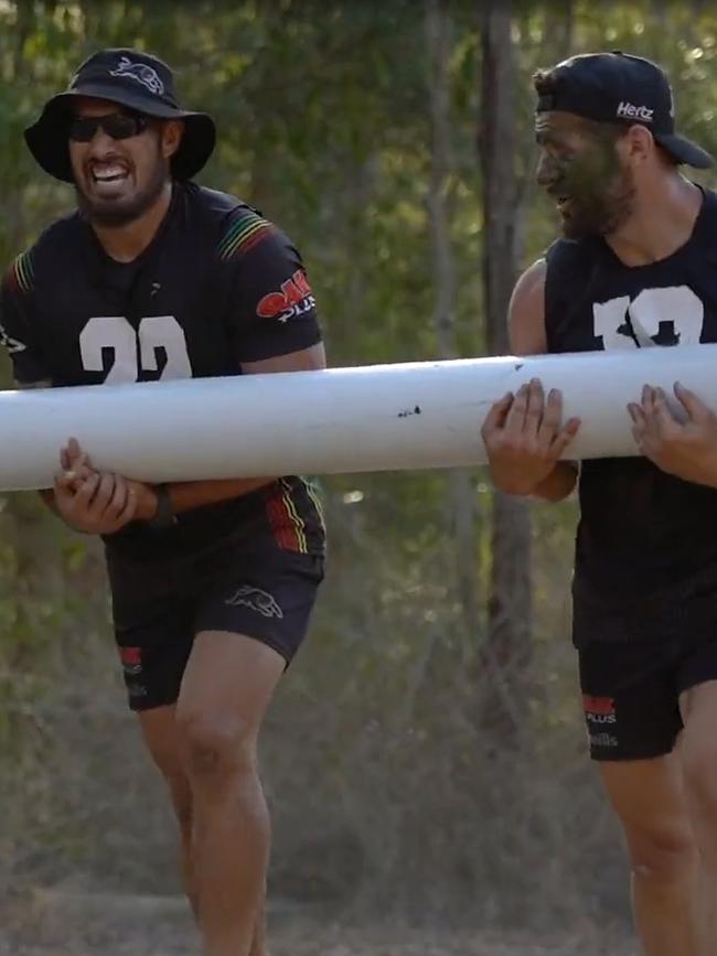 Penrith Panthers’ pre-season training pushed everyone to the limit. Picture: Penrith Panthers