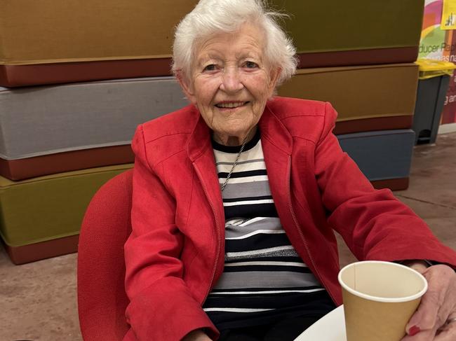 Val Fell, 95, from Wollongong. Val is on the Aged Care Council of Elders. She also has concerns about the shortage of beds, especially for dementia patients.