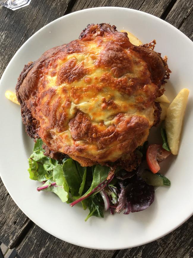 The Redesdale’s parmas are up there with the best, with melty mozzarella doing the trick.