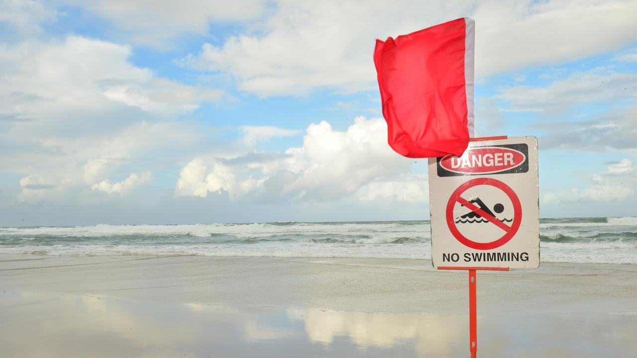 Beaches in the area were closed due to treacherous surf conditions being created by ex-tropical cyclone Seth.