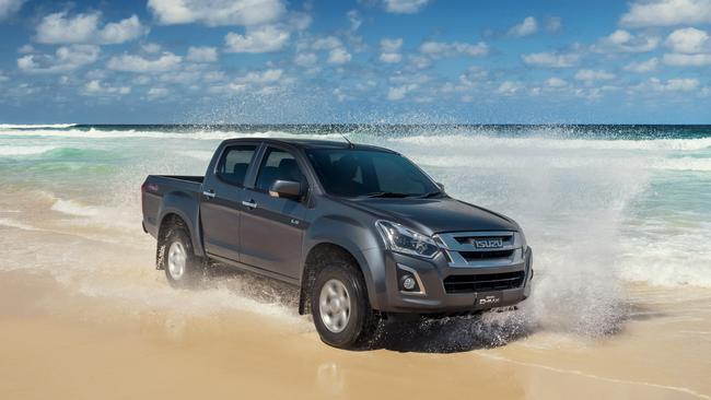 The Isuzu D-Max is a bit old school to drive, but it shares its turbo diesel engine witha truck. Picture: Supplied.