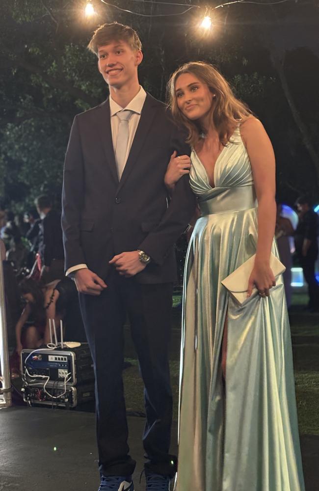 The students of Hervey Bay State High School enjoy their formal.