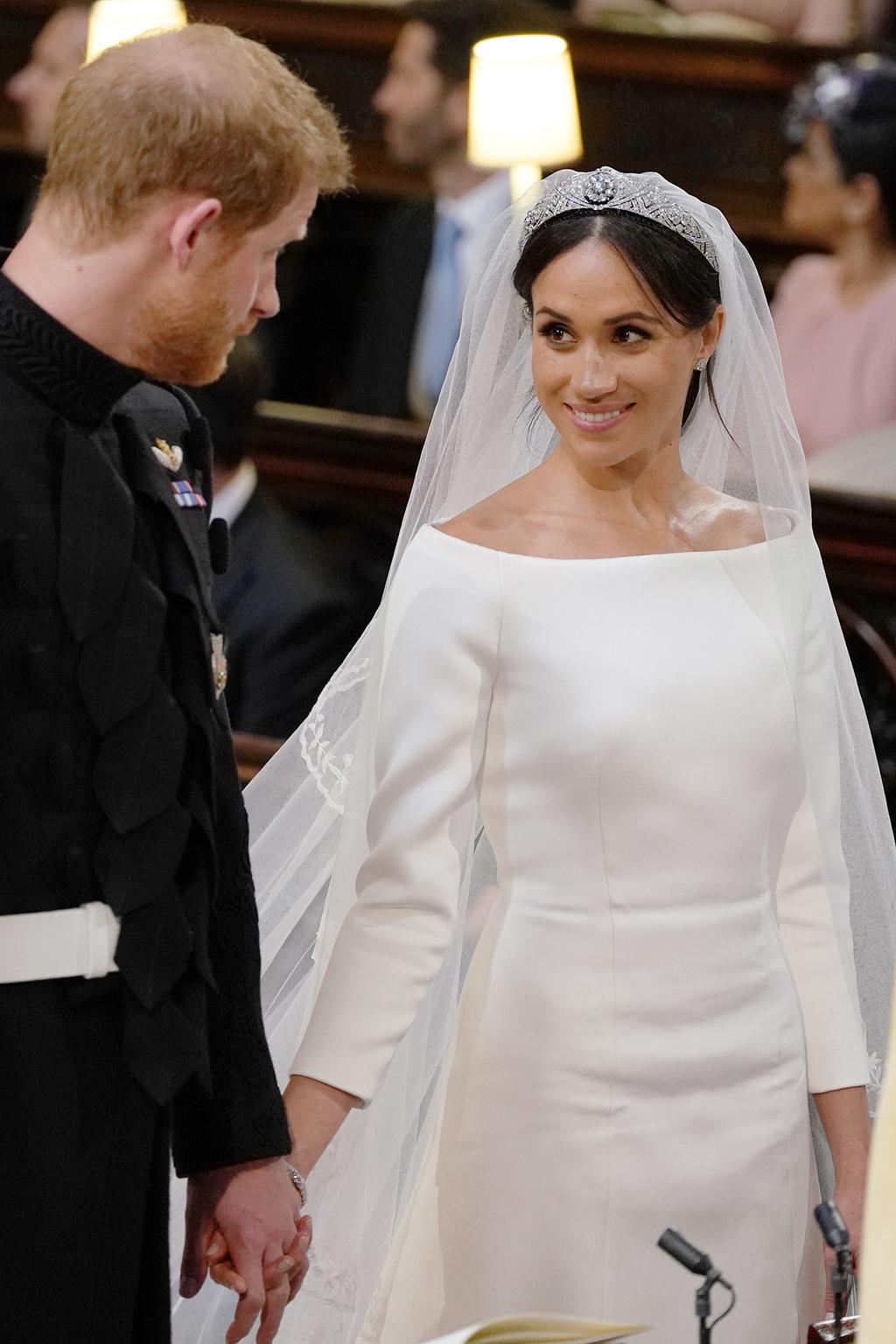 Crown Jewels All The Jewellery Meghan Markle Wore On Her Wedding Day Vogue Australia