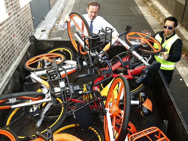 The council will keep monitoring and impounding problem bikes.