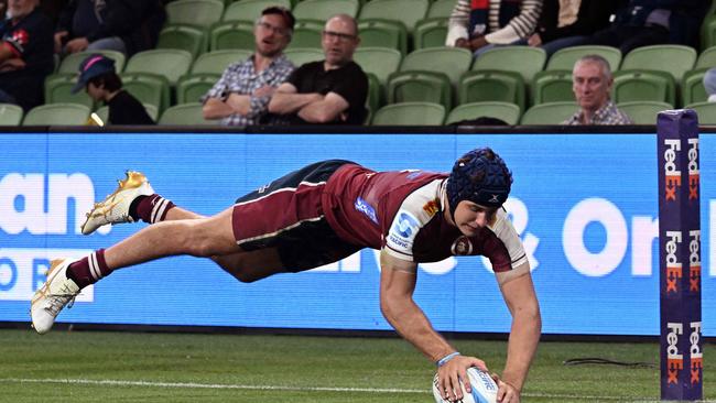 Reds centre Josh Flook will return for Queensland against the Blues. Picture: William WEST / AFP