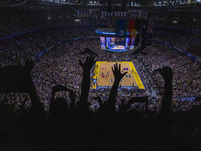 More than 18,000 fans packed into Qudos Bank Arena. Picture: Jenny Evans/Getty Images