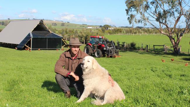 Xavier Prime of Chooks at the Rooke, at Cororooke near Colac. Picture: Supplied