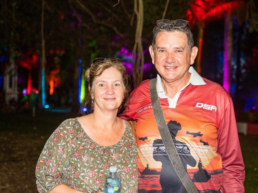 Judy and Greg Tam at Daly Bay Illuminate Queens Park Goldsmith Street, East Mackay Thursday 5 October 2023 Picture:Michaela Harlow