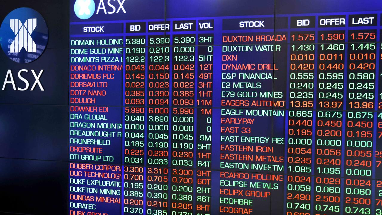 Australia’s technology stocks fell 1.17 per cent. Picture: NCA NewsWire / Damian Shaw