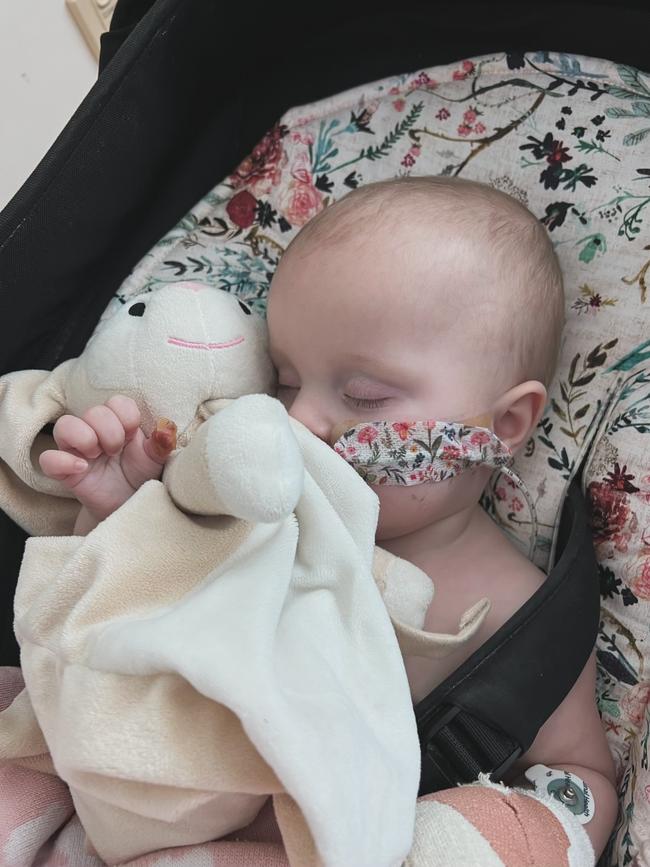 Parents of Indigo Daisy Murray have called out the Lyell McEwin Hospital after they received "absolutely appalling" care. Picture: Supplied by family