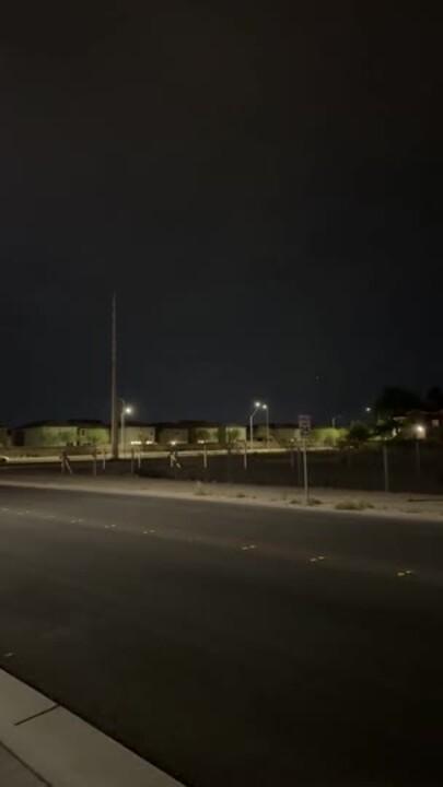 Severe Thunderstorm Brings Lightning to Las Vegas