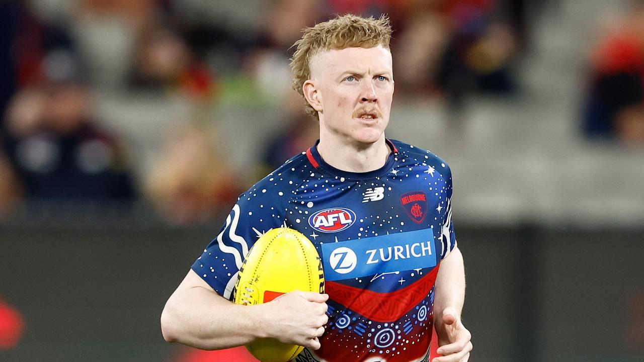 Clayton Oliver has spent time in hospital. Picture: Michael Willson/AFL Photos via Getty Images
