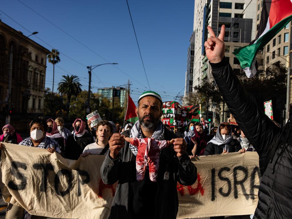 Adam Bandt unsuccessfully attempted to move a parliamentary motion calling for Australia to end all direct and indirect trade of ­military equipment with Israel. Picture: NewsWire / Diego Fedele