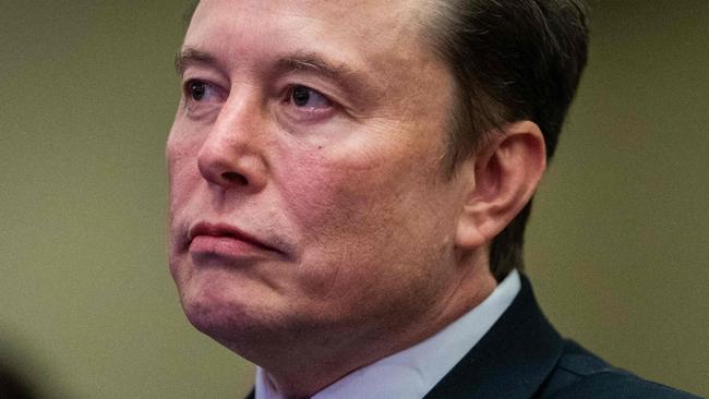 Elon. Not commander-in-chief. But influencer-in-chief. Picture: Allison Robbert/AFP