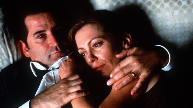 Actor Anthony LaPaglia and actress Kerry Armstrong in a scene from 2001 film 'Lantana '.