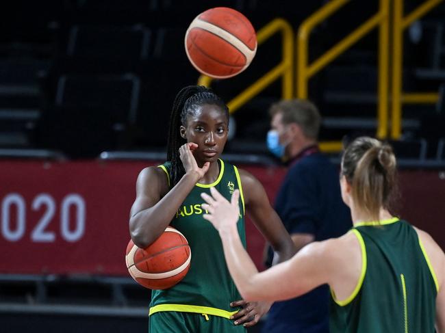 Australia's Ezi Magbegor.