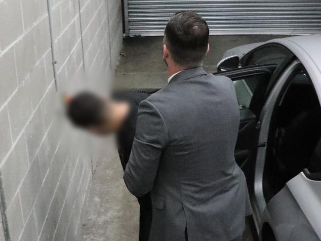 The 25-year-old man after his arrest. Picture: NSW Police