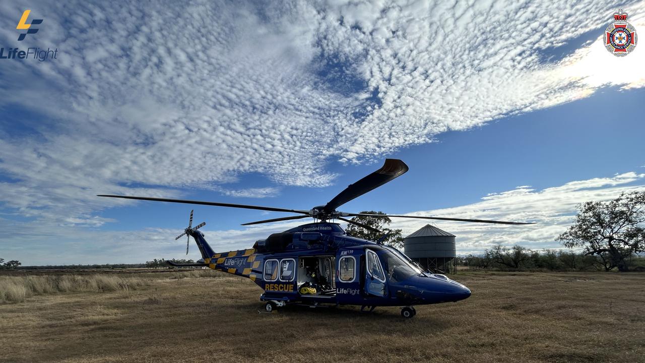 A woman was injured after she was hit by a cow at a Brymaroo farm.