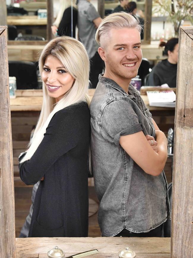 Mary Alamine and Travis Bandiera. Picture: AAP/ Troy Snook